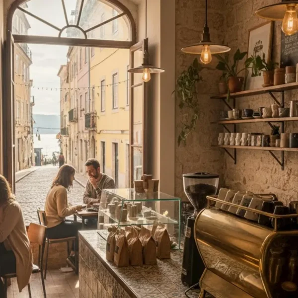 ¿Quieres conocer al equipo de BlogueraViajera? 6 tomando cafe portugal tomando café en Portugal